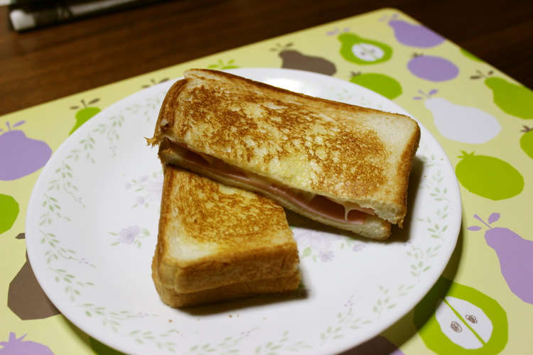 卵焼き器 ハムとチーズのホットサンド レシピ 作り方 By くうねるまき クックパッド