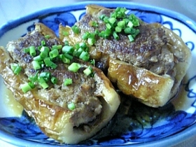 メイン料理に♪ちくわの肉詰め