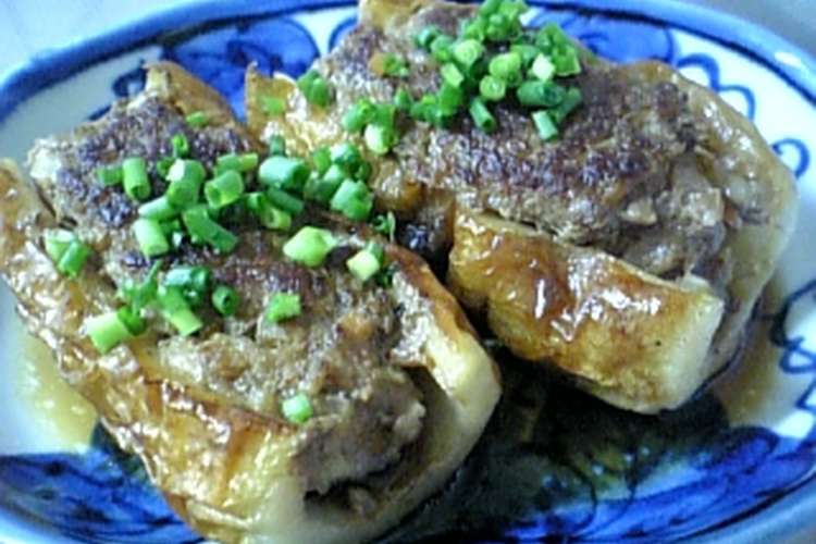 メイン料理に ちくわの肉詰め レシピ 作り方 By チョリ クックパッド 簡単おいしいみんなのレシピが350万品