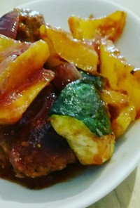 牛挽肉ポルペッティと野菜のトマト煮