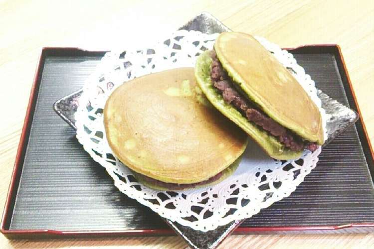 粉末緑茶でどら焼き レシピ 作り方 By 2525招き猫 クックパッド 簡単おいしいみんなのレシピが355万品