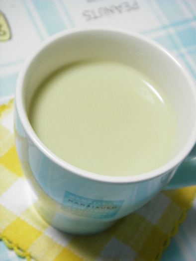 癒し系♡♥豆乳＆抹茶＆生姜ホットドリンクの写真