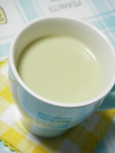 癒し系♡♥豆乳＆抹茶＆生姜ホットドリンクの画像