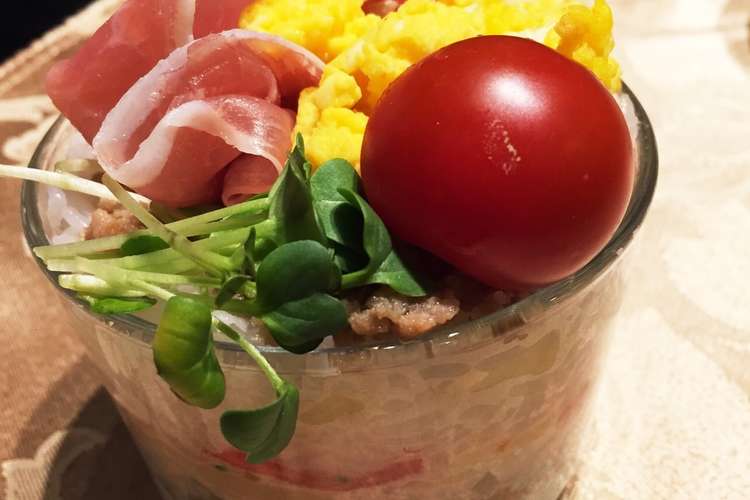 子供喜ぶ ケーキ風重ねご飯 レシピ 作り方 By あおいそらまま クックパッド 簡単おいしいみんなのレシピが359万品
