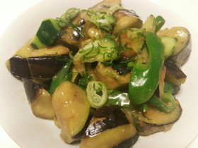 ズボラ女の茄子ピー味噌炒め