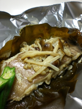 ♪昆布の旨みだけでホイル焼き♪