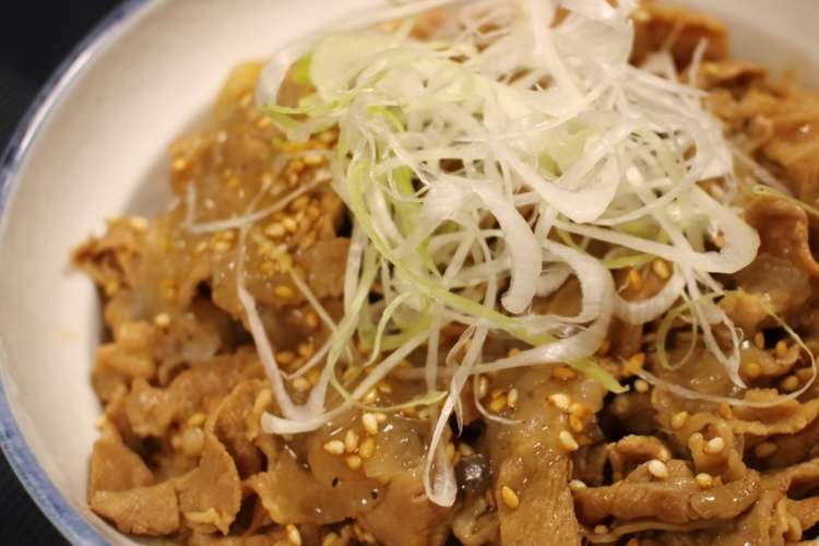 再現 吉野家さんのねぎ塩豚丼 レシピ 作り方 By クッキングsパパ クックパッド 簡単おいしいみんなのレシピが352万品
