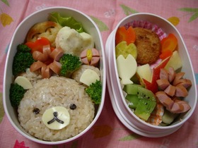 本当に簡単!リラックマ弁当♪(キャラ弁)