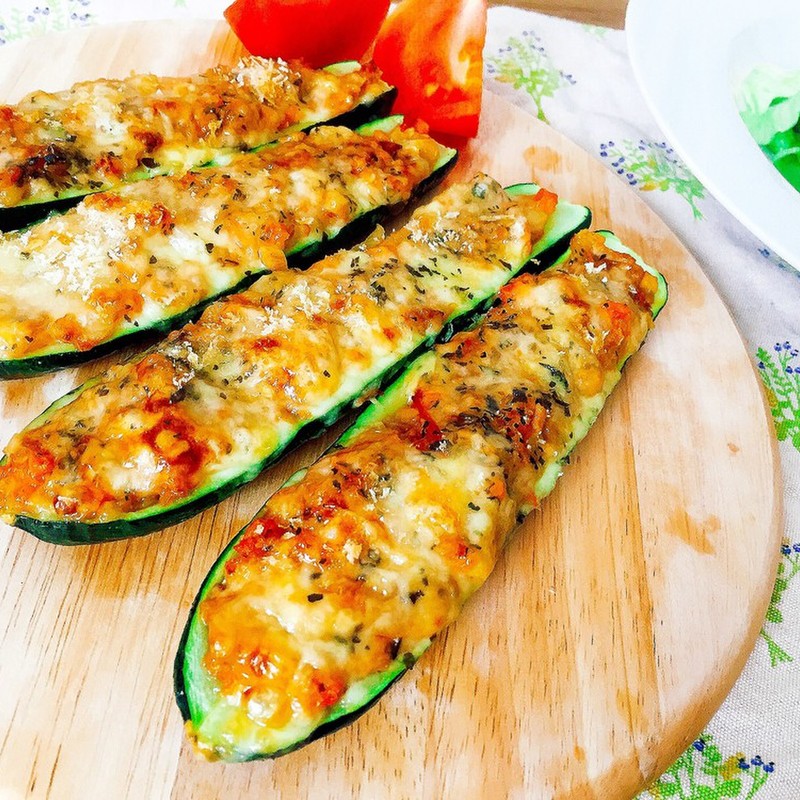 牛ひき肉とズッキーニのキャセロールのレシピ