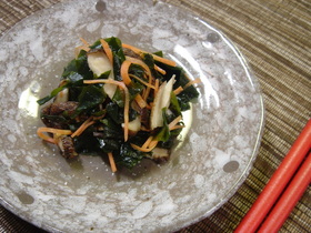 松茸風味の酢の物