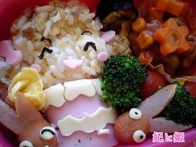 女の子(キャラ弁)