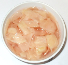 新生姜の甘酢漬け♪簡単