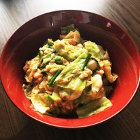 ~なんちゃってマーボーキャベツ丼~