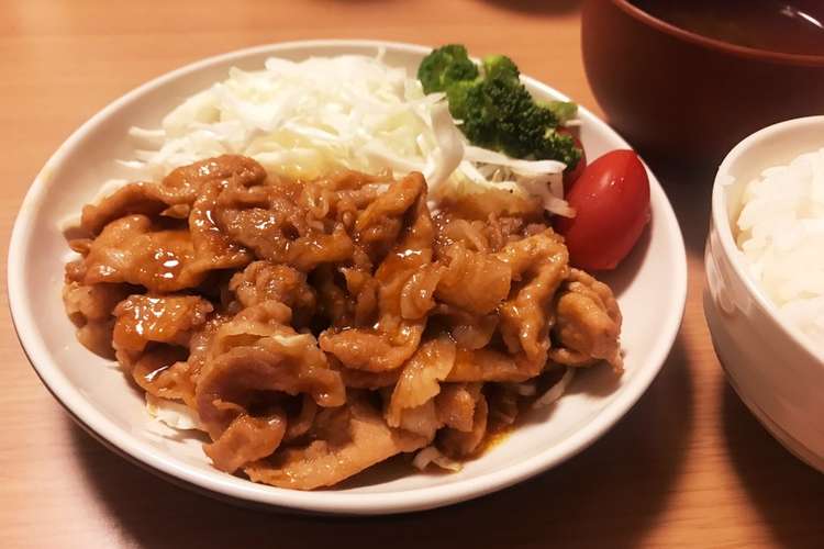 簡単 スタミナ満点 ガッツリ生姜焼き レシピ 作り方 By Mamimumeg クックパッド 簡単おいしいみんなのレシピが352万品