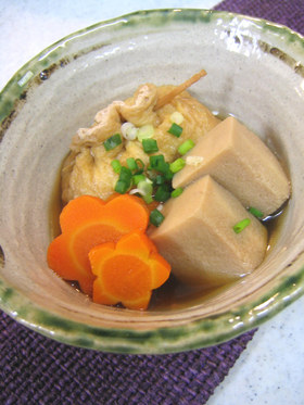 鰻もち巾着の✿ฺ煮物