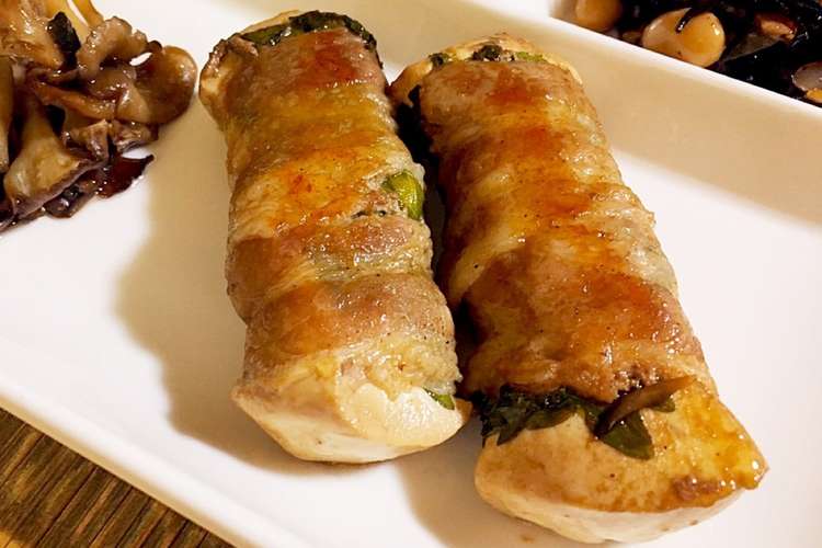 豚バラ肉で 肉巻き豆腐のポン酢がけ レシピ 作り方 By Yokko115 クックパッド 簡単おいしいみんなのレシピが355万品