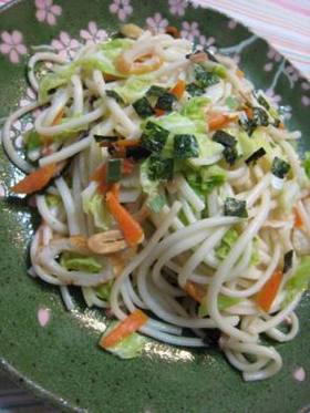 【即席】松茸香る焼きうどん
