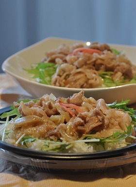 ガッつり♪豚塩丼