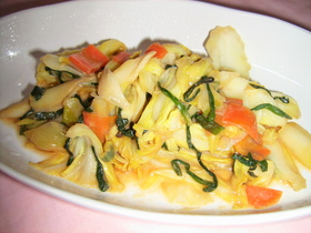 味噌風味の野菜炒め♪