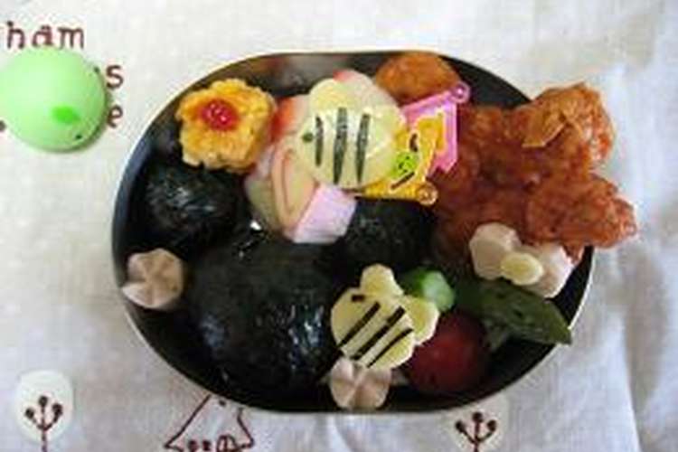 シルエット ミッキー 弁当 キャラ弁 レシピ 作り方 By うららりぃ クックパッド