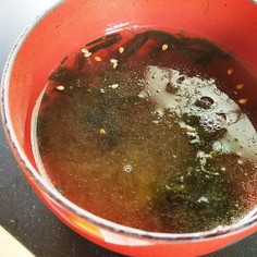 即食？！韓国海苔でスープ！