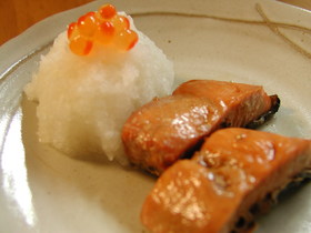 鮭の焼き漬け