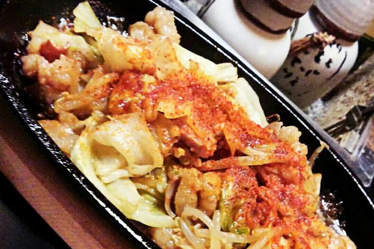 ホルモンの鉄板焼き レシピ 作り方 By Aya3o2raq クックパッド 簡単おいしいみんなのレシピが352万品