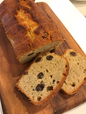 そば粉でパウンドケーキ・ラムレーズン