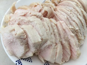 簡単♪サラダチキン柚子胡椒味