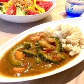 夏野菜モリンガ入りゴーヤカレー