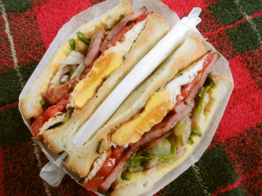 バンブー風サンドイッチ！の画像