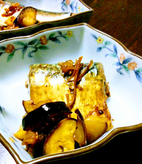 鯖と茄子の梅酢醬油煮♪糖質オフおつまみに