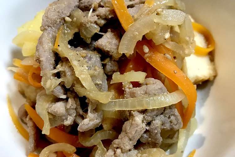 焼肉のたれで 味付け簡単 肉野菜炒め レシピ 作り方 By マダムアツコ クックパッド 簡単おいしいみんなのレシピが352万品
