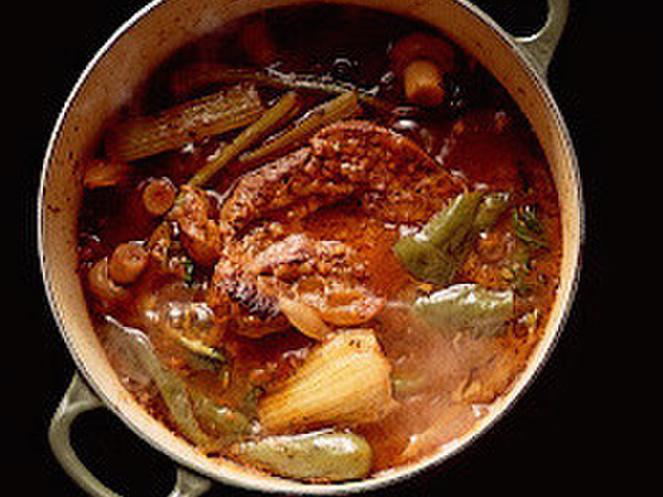 野菜たっぷり豚肉のトマト煮