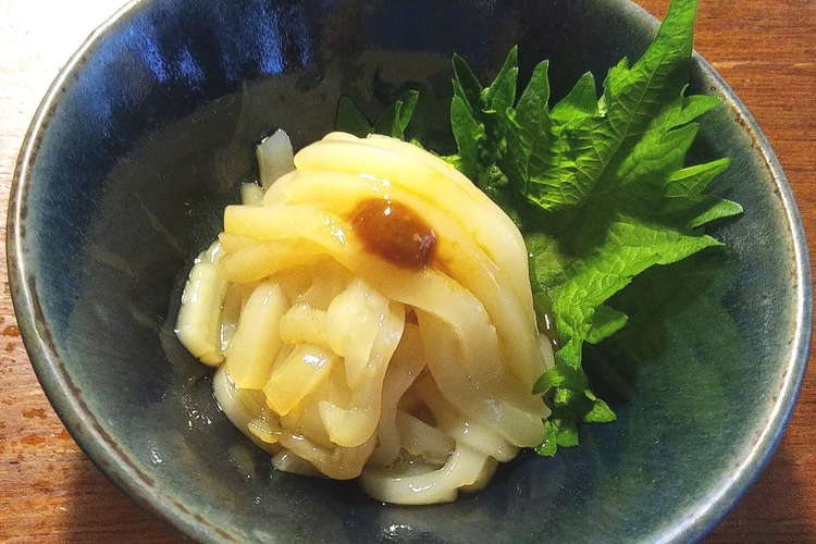 いかの刺身 青唐辛子焼酎 レシピ 作り方 By Guzavie クックパッド 簡単おいしいみんなのレシピが353万品