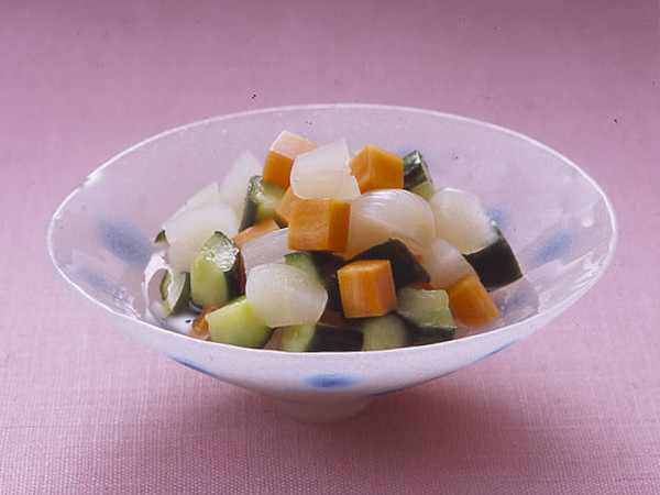 三色野菜のピクルス風