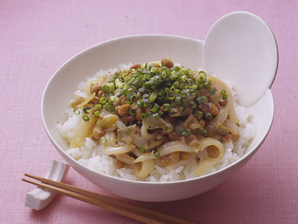 いか納豆丼