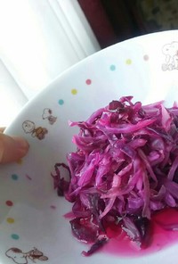 紫キャベツの甘酢