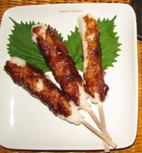 残りご飯があったら『簡単きりたんぽ』