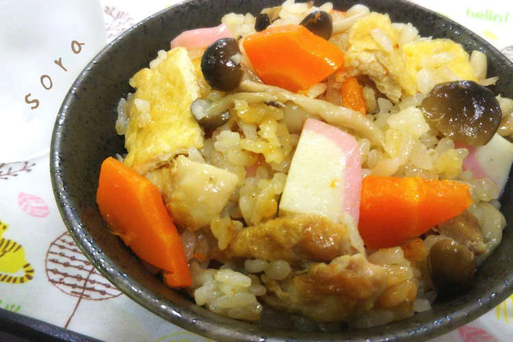 おうちの調味料で だし香る炊き込みご飯 レシピ 作り方 By モモのごはん クックパッド 簡単おいしいみんなのレシピが359万品