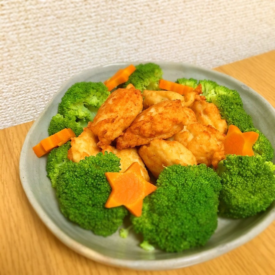 豆腐と鶏胸肉のふわふわナゲットの画像
