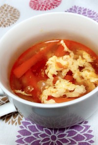 トマトの酸辣湯スープ
