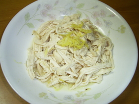 超簡単蒸し鶏