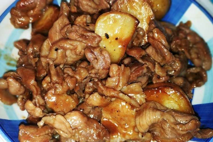 お酢が入った豚肉とじゃがいもの甘辛炒め レシピ 作り方 By 甘えん坊mama クックパッド 簡単おいしいみんなのレシピが355万品