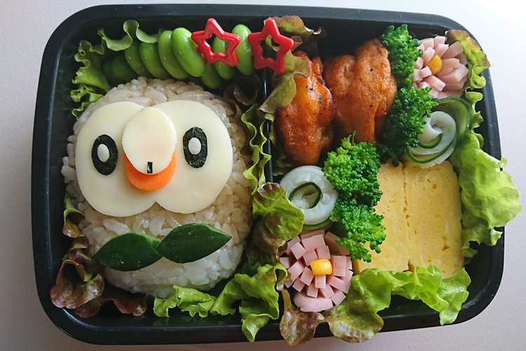 キャラ弁 ポケモン モクロー弁当 レシピ 作り方 By れいすぴなー クックパッド 簡単おいしいみんなのレシピが355万品