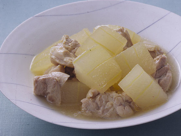 とうがんと鶏肉の煮もの