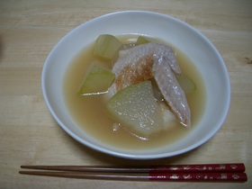 (@’▽’@)冬瓜のスープ