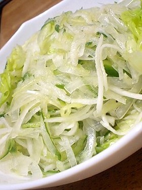 サラダもすだちでシャキシャキっと食べよっ