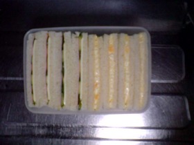 うちのお弁当~サンドウィッチ