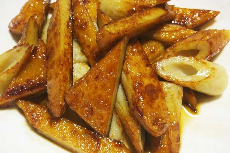 ちくわとさつま揚げの甘辛焼き レシピ 作り方 By はっぴーはっぴーママ クックパッド 簡単おいしいみんなのレシピが352万品